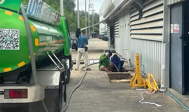 งานลอกท่อ แก้ท่อตัน